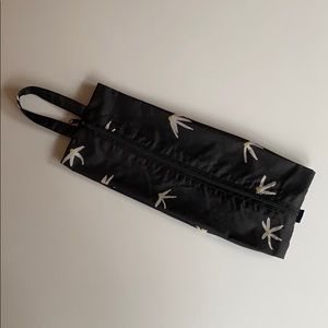 Vintage Baggu Daisy Nylon Zip Pouch